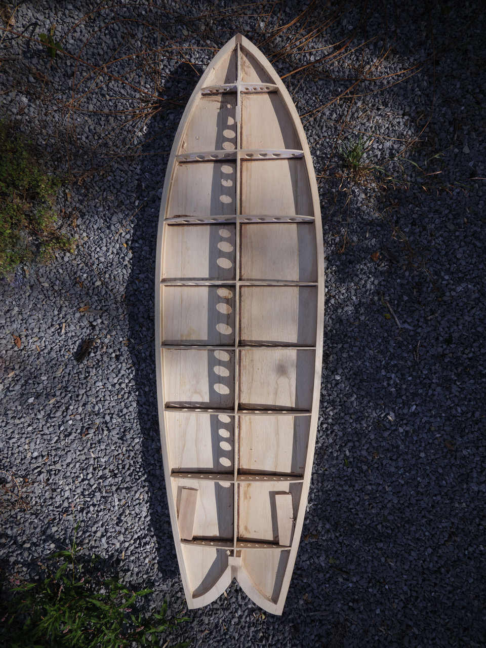 Shaping a surfboard